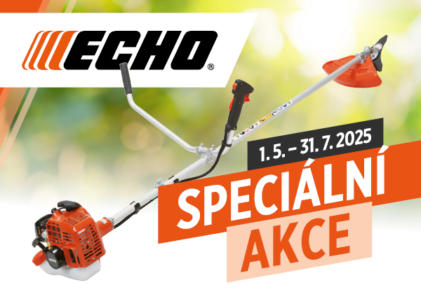 Speciální akce ECHO 2025: Snížené ceny benzínových strojů!