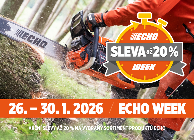 ECHO WEEK 2026: Sleva až 20 % na špičkovou techniku ECHO